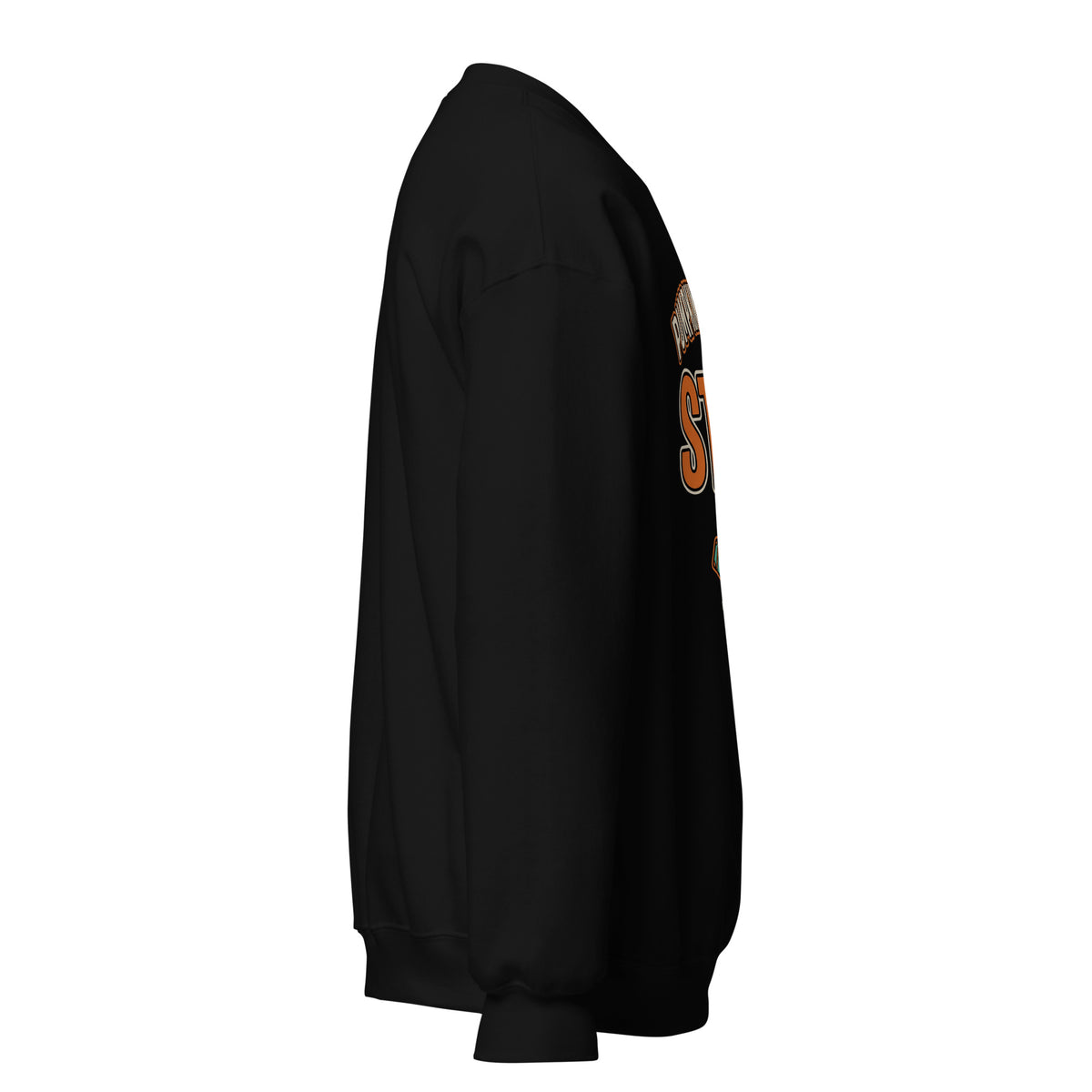 Sweat Pumpkin Motel Staff — Since 1978 noir, vue de profil