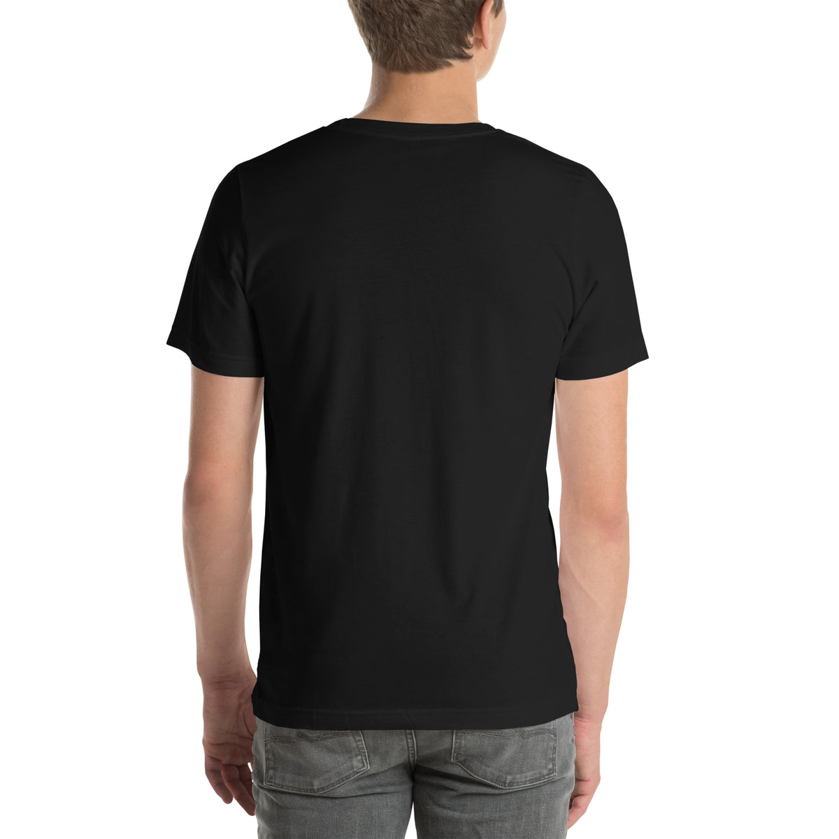 T-shirt Social Battery 0% — Dead Tired Club noir, vue de dos